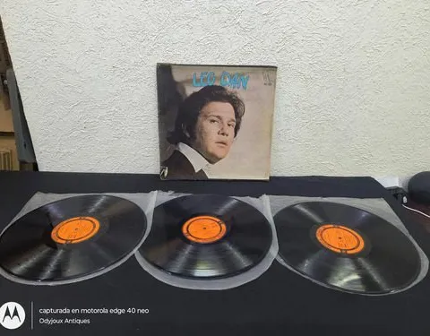 Disco Lp Acetato Leo Dan 3-pack De Colección Éxitos Cbs 1976