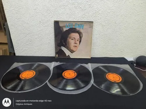 Disco Lp Acetato Leo Dan 3-pack De Colección Éxitos Cbs 1976 — Audio vintage, años 70s