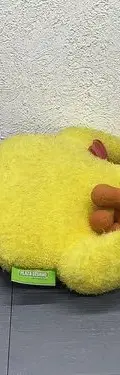 Peluche Big Bird Con Osito Plaza Sésamo 2000 Retro Tycoon Amarillo — Coleccionables vintage, años NOW (foto 5)
