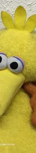 Peluche Big Bird Con Osito Plaza Sésamo 2000 Retro Tycoon Amarillo — Coleccionables vintage, años NOW (foto 3)