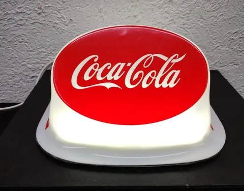 Lámpara Y Detector De Billetes Coca Cola De Colección Usado
