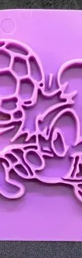 Disney Moldes Marca Pan Bimbo Diverti Sandwich De Colección Morado — Coleccionables vintage, años 90s (foto 8)