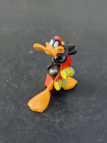 Figura Pato Lucas En Patineta Vintage 2000 Looney Tunes Wb