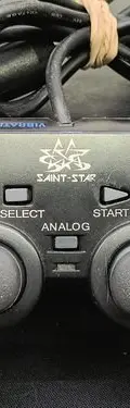 Joystick Alámbrico Saint-star Vibration 2 Para Playstation 2 Negro — Gaming vintage, años NOW (foto 3)