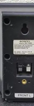 Bocinas Sony Sistema De Altavoz Ss-ct51c 2-pack Para Checar Gris — Audio vintage, años 80s (foto 3)