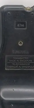 Control Remoto Para Tv Panasonic Eur501050a Vintage Original Negro — Video vintage (foto 3)