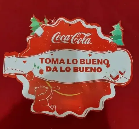 Afiche/publicidad Coca Cola Toma Lo Bueno Navideño Año 2005