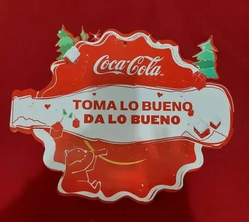 Afiche/publicidad Coca Cola Toma Lo Bueno Navideño Año 2005 — Coleccionables vintage, años NOW