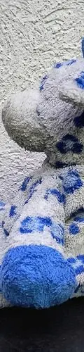 Jirafa De Peluche Azul Marca Tylux Original Usado Azul — Coleccionables vintage, años 90s (foto 4)