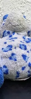 Jirafa De Peluche Azul Marca Tylux Original Usado Azul — Coleccionables vintage, años 90s (foto 5)