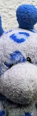Jirafa De Peluche Azul Marca Tylux Original Usado Azul — Coleccionables vintage, años 90s (foto 9)
