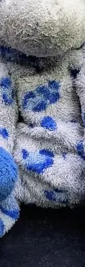Jirafa De Peluche Azul Marca Tylux Original Usado Azul — Coleccionables vintage, años 90s (foto 10)