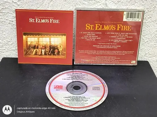 Cd Various Artists St. Elmo's Fire (original Soundtrack)1985 — Audio vintage, años 80s