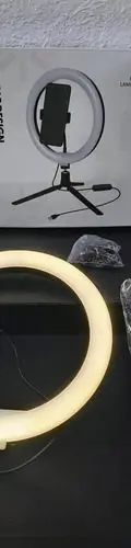 Ring Ligth Miniso Aro De Luz Led 8 Pulgadas Trípode De Mesa Negro Blanco Frío — Tech vintage, años NOW (foto 8)