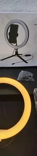 Ring Ligth Miniso Aro De Luz Led 8 Pulgadas Trípode De Mesa Negro Blanco Frío — Tech vintage, años NOW (foto 9)