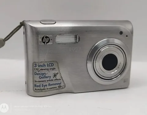 Camara Digital Hp Photosmart R927 Para Checar Sin Batería Plateado