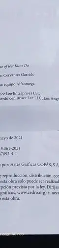 Libro El Tao Del Jeet Kune Do Bruce Lee Dojo Ed. Ampliada — Coleccionables vintage, años NOW (foto 5)