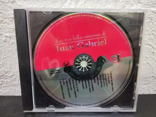 Cd Las Más Bellas Canciones De Juan Gabriel Disco 2 Original Estándar — Audio vintage, años 90s