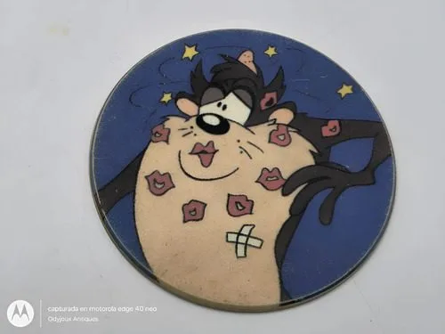 Máster Tazos Looney Tunes #95 Taz Mania 1994 Sabritas — Coleccionables vintage, años 90s