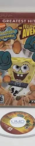 The Yellow Avenger Bob Esponja Nickelodeon Thq Para Psp