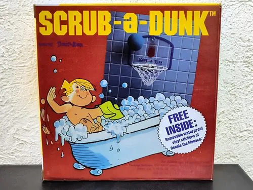 Juguete Daniel El Travieso Scrub A Dunk Para Bañera Vintage Azul — Coleccionables vintage, años 80s