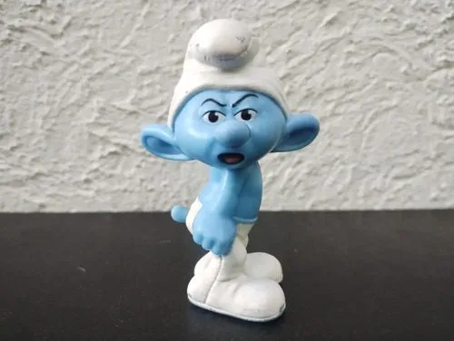 Figura Pitufo Gruñón Peyo 2013 Mc Donald's Usado Original — Coleccionables vintage, años NOW