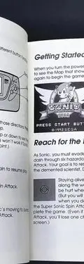 Sonic The Hedgehog Solo Manual Para Sega Game Gear Original — Gaming vintage, años 90s (foto 4)