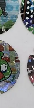 Vuela Tazos Angry Birds Año 2012 #30 #83 #89 #210 4-pack — Coleccionables vintage, años NOW (foto 7)