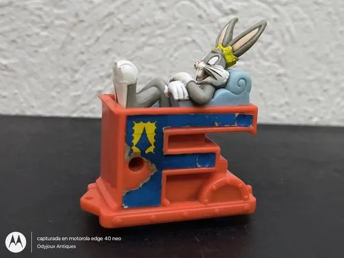 Figura Bugs Bunny Letra F Sonrics Fiesta 2000 Looney Tunes — Coleccionables vintage, años NOW