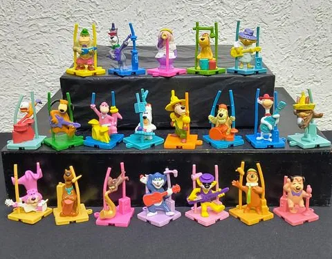 Set Figuras Rock Toons Hanna Barbera Sonrics 20pz Retro 90's