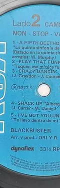 Disco Lp Acetato Blackbuster Non-stop Volumen 3 Rca 1977 Estándar — Audio vintage, años 70s (foto 7)