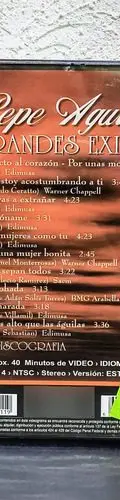 Dvd Pepe Aguilar - Grandes Éxitos 2004 Sellado Original Estándar — Video vintage, años NOW (foto 2)