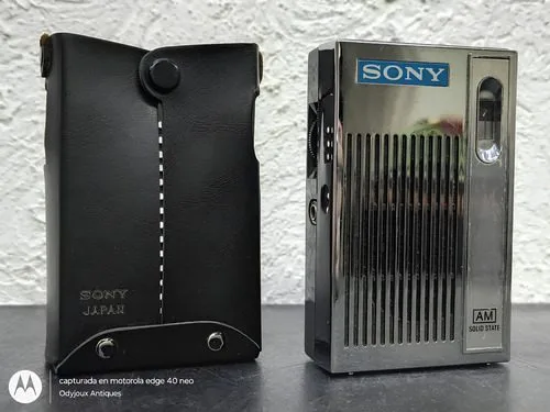 Mini Radio Am Antiguo 6 Transistores Sony 2r-31 Con Estuche — Audio vintage, años 60s