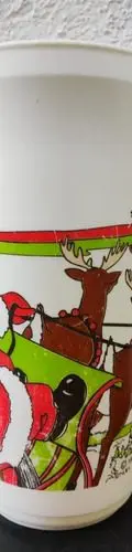 Vaso Coca Cola Trineo Santa Claus Y Duendes Whirley Año 1991 — Coleccionables vintage, años 90s (foto 4)
