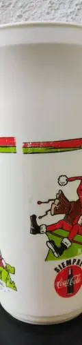 Vaso Coca Cola Trineo Santa Claus Y Duendes Whirley Año 1991 — Coleccionables vintage, años 90s (foto 7)