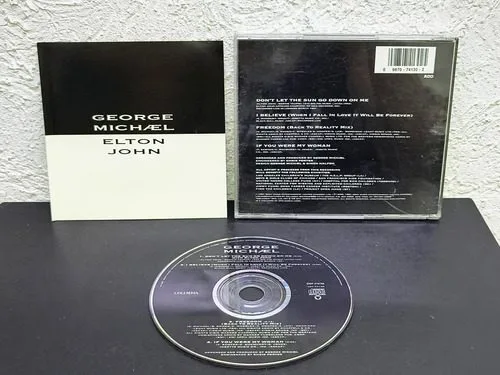 Cd George Michael Elton John Don't Let The Sun Go Down On Me Estándar — Audio vintage, años 90s