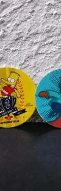 Lote Tazos The Simpsons Classic/metalix 4-pack 2012 Original — Coleccionables vintage, años NOW (foto 3)