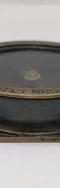 Brújula De Latón 1941 Henry Hughes Son Ltd Londres De Latón Bronce Latón