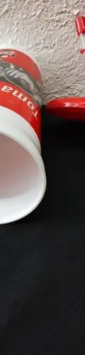 Vaso Deportivo Toma Coca Cola Colección Come Fútbol Completo Rojo Con Blanco — Coleccionables vintage, años 90s (foto 9)