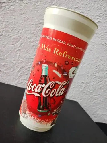 Vaso Deportivo Coca Cola Navideño Nyc Santa Claus 32oz Retro