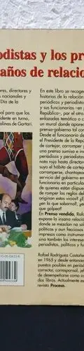 Prensa Vendida Rafael Rodríguez Edit. Grijalbo 1993 3ra Edic — Coleccionables vintage, años 90s (foto 2)