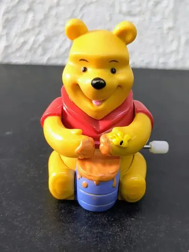 Figura Winnie Pooh Vintage De Cuerda Disney Original