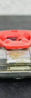 Carrito Hot Wheels Alien 1ra Edición De 1988 Malaysia Incomp Rojo Con Plateado — Coleccionables vintage, años 80s (foto 4)