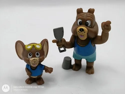 Lote 2 Figuras Tom Y Jerry Sonrics Cartoonmania Vintage 1994 — Coleccionables vintage, años 90s