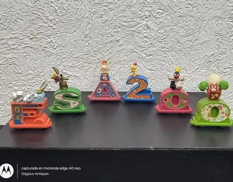 Lote Figuras Looney Tunes Fiesta 2000 Sonrics 6-pack Vintage