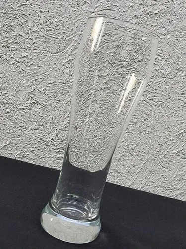 Vaso Cervecero Pilsner Vidrio Grueso 22cm 500ml Usado Transparente — Coleccionables vintage