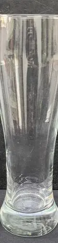 Vaso Cervecero Pilsner Vidrio Grueso 22cm 500ml Usado Transparente — Coleccionables vintage (foto 3)