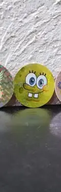 Lote Tazos Bob Esponja Nickelodeon Prismatic 6-pack 2010 — Coleccionables vintage, años NOW (foto 4)