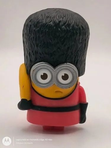 Figura Minion Mcdonald's Guardia Inglés 2015 Universal 9cm