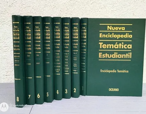 Nueva Enciclopedia Temática Estudiantil 8 Tomos Océano 1998
